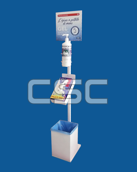 Totem dispenser gel igienizzante