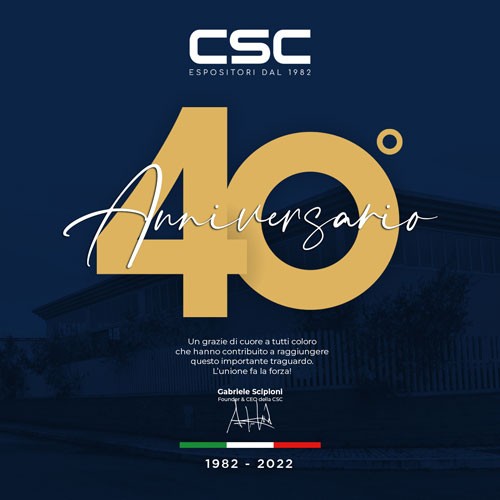 CSC Espositori 1982-2022